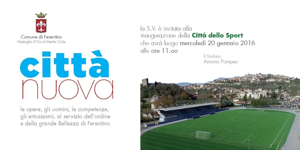 INVITO 20 gennaio Nazionale Under 17