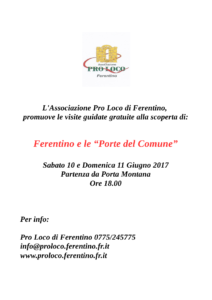 visitFerentino